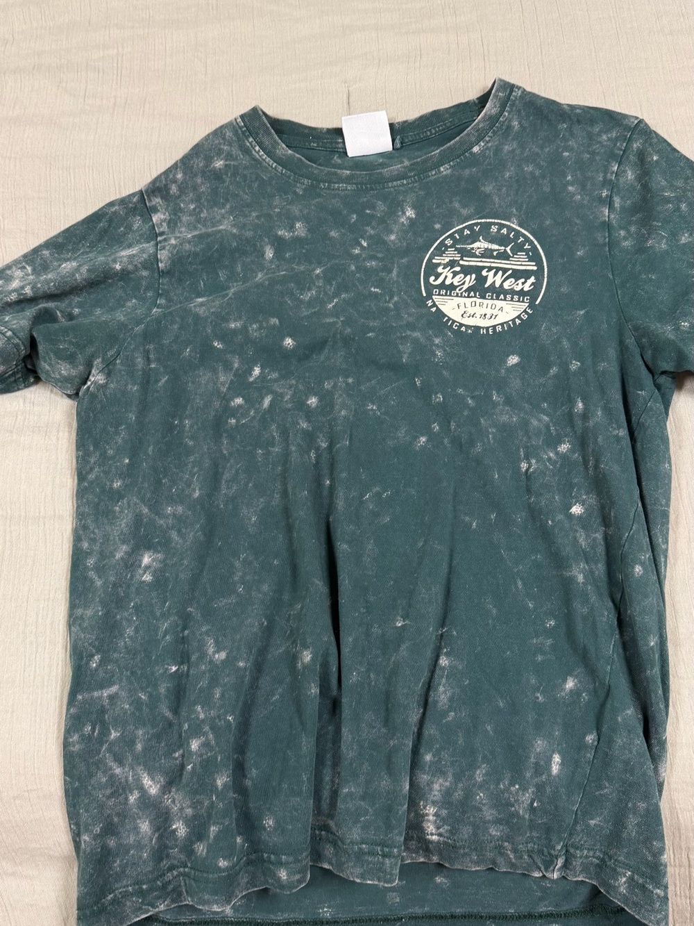 Stay Salty Short Sleeve Tee - Green